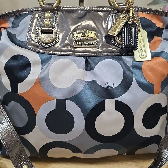 Coach RARE Julianne OP Art Tote/Satchel - Picture 2 of 16